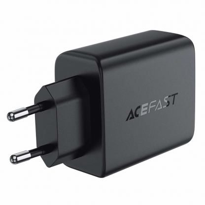 Acefast A61 PD 45W GaN Fast Charger - захранване за ел. мрежа за лаптопи, смартфони и таблети с 2xUSB-C и 2xUSB-A изходи (черен)  3