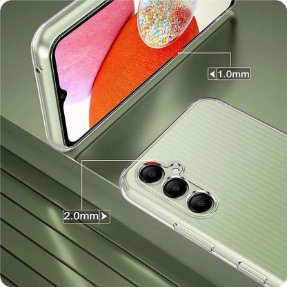 Tech-Protect FlexAir Plus Case - силиконов (TPU) калъф за Xiaomi Redmi 14C (прозрачен) 3