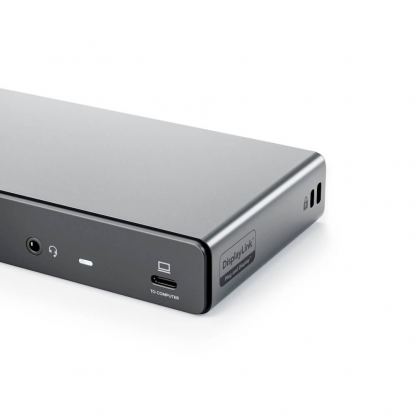 Alogic DV4 14-in-1 Quad  Display USB-C Docking Station - мултифункционална док станция за свързване на допълнителна периферия за компютри с USB-C порт (тъмносив) 8