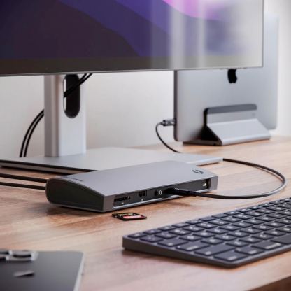 Alogic Blaze Thunderbolt 4 Docking Station - мултифункционална док станция за свързване на допълнителна периферия за компютри с USB-C порт (тъмносив) 3