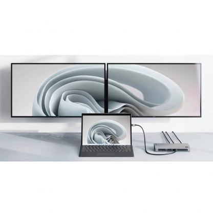 Alogic Blaze Thunderbolt 4 Docking Station - мултифункционална док станция за свързване на допълнителна периферия за компютри с USB-C порт (тъмносив) 13