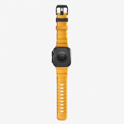 Nomad Rocky Point Strap - силиконова каишка за Apple Watch 42мм, 44мм, 45мм, 46мм, Ultra 49мм (жълт) 7