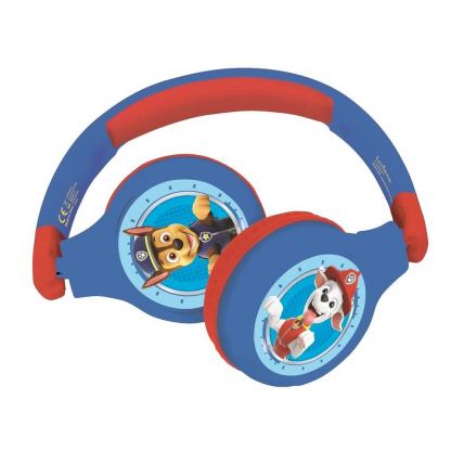 Lexibook Paw Patrol Wireless On-Ear Headphones - безжични слушалки подходящи за деца (син-червен) 2