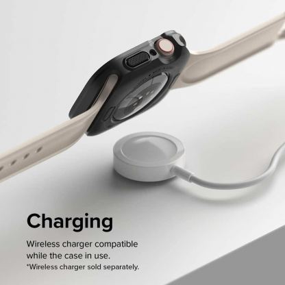 Ringke Air Sports Case - силиконов (TPU) кейс за Apple Watch 10 46мм (2024) (черен) 2