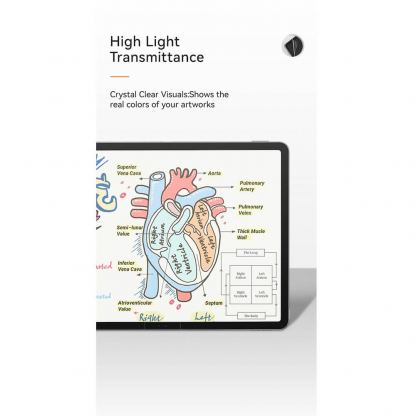 Benks PaperLike Matte Screen Protector - качественo матирано защитнo покритиe (подходящо за рисуване) за дисплея на iPad Pro 13 (2024) 7