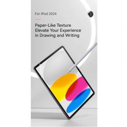 Benks PaperLike Matte Screen Protector - качественo матирано защитнo покритиe (подходящо за рисуване) за дисплея на iPad Pro 11 (2024) 4