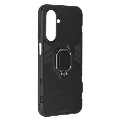Techsuit Silicone Shield Case - хибриден удароустойчив кейс с пръстен против изпускане за Samsung Galaxy A26 5G (черен) 5