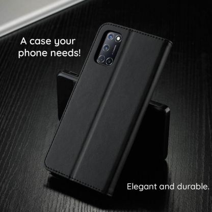 Techsuit Diary Book Wallet Leather Flip Case - кожен калъф, тип портфейл за Samsung Galaxy A36 5G (черен) 2