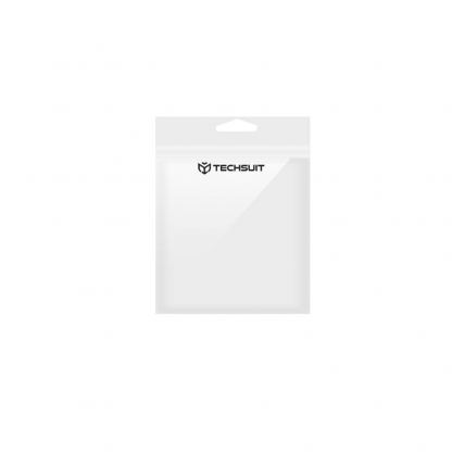 Techsuit Carbon Silicone Case - силиконов калъф с карабинер за Apple Airpods Pro 2, AirPods Pro (зелен)  3