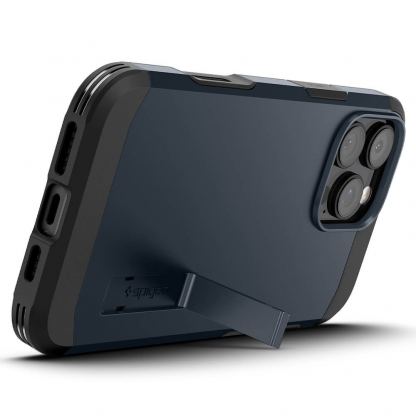 Spigen Tough Armor T AI MagSafe Case - хибриден кейс с най-висока степен на защита с MagSafe за iPhone 16 Pro (тъмносив) 6
