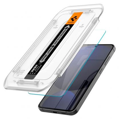 Spigen Glas.tR EZ Fit Tempered Glass 2 Pack - 2 броя стъклени защитни покрития за дисплея на Samsung Galaxy S24 FE (прозрачен) 2