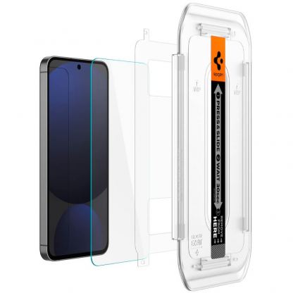 Spigen Glas.tR EZ Fit Tempered Glass 2 Pack - 2 броя стъклени защитни покрития за дисплея на Samsung Galaxy S24 FE (прозрачен) 6