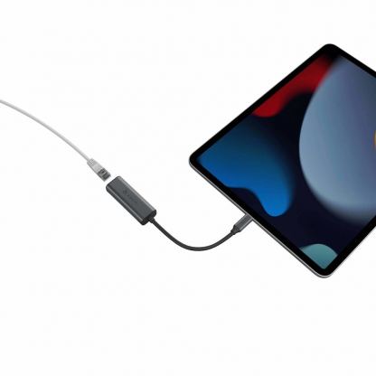 Adam Elements Casa USB-C with Ethernet Adapter 2.5Gb/s - адаптер USB-C към Ethernet за компютри с USB-C порт (тъмносив) 7