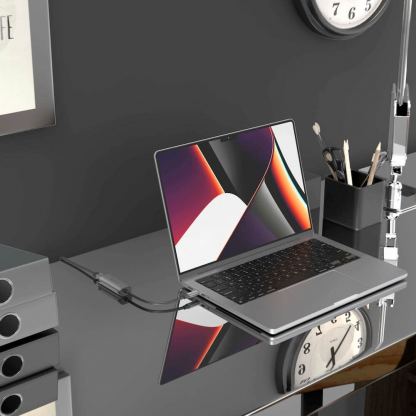 Adam Elements Casa USB-C with Ethernet Adapter 2.5Gb/s - адаптер USB-C към Ethernet за компютри с USB-C порт (тъмносив) 11