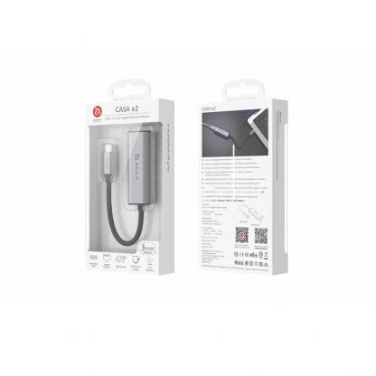 Adam Elements Casa USB-C with Ethernet Adapter 2.5Gb/s - адаптер USB-C към Ethernet за компютри с USB-C порт (тъмносив) 12