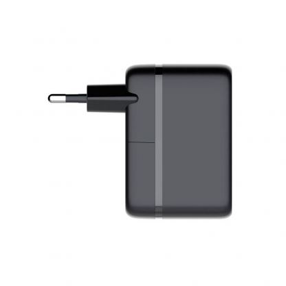 LDNIO GaN Fast Wall Charger 65W - захранване за ел. мрежа с USB-A и 2xUSB-C изходи с технология за бързо зареждане и USB-C към USB-C кабел (черен) 3