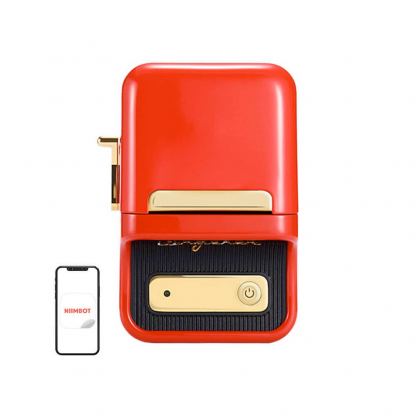 Niimbot B21 Portable Label Printer - безжичен термопринтер за етикети (червен) 4