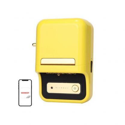 Niimbot B21 Portable Label Printer - безжичен термопринтер за етикети (жълт) 4