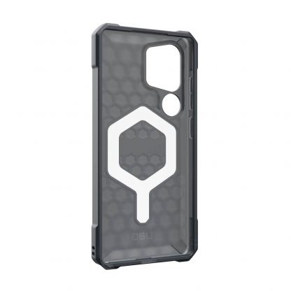 Urban Armor Gear Essential Armor MagSafe Case - удароустойчив силиконов калъф с MagSafe за Samsung Galaxy S25 Ultra (черен-прозрачен) 7