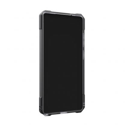 Urban Armor Gear Essential Armor MagSafe Case - удароустойчив силиконов калъф с MagSafe за Samsung Galaxy S25 Ultra (черен-прозрачен) 12