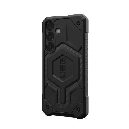 Urban Armor Gear Monarch Pro Case - удароустойчив хибриден кейс с MagSafe за Samsung Galaxy S25 Plus (черен-карбон) 2