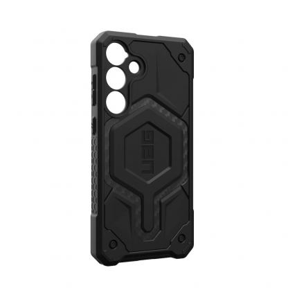 Urban Armor Gear Monarch Pro Case - удароустойчив хибриден кейс с MagSafe за Samsung Galaxy S25 Plus (черен-карбон) 9