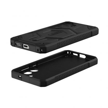 Urban Armor Gear Monarch Pro Case - удароустойчив хибриден кейс с MagSafe за Samsung Galaxy S25 Plus (черен-карбон) 13