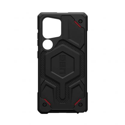 Urban Armor Gear Monarch Pro Kevlar Case - удароустойчив хибриден кейс с MagSafe за Samsung Galaxy S25 Ultra (черен-кевлар) 9