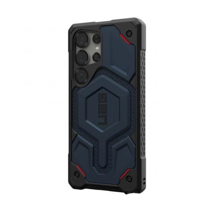 Urban Armor Gear Monarch Pro Case - удароустойчив хибриден кейс с MagSafe за Samsung Galaxy S25 Ultra (син) 3
