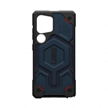 Urban Armor Gear Monarch Pro Case - удароустойчив хибриден кейс с MagSafe за Samsung Galaxy S25 Ultra (син) 9