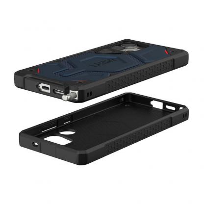 Urban Armor Gear Monarch Pro Case - удароустойчив хибриден кейс с MagSafe за Samsung Galaxy S25 Ultra (син) 14