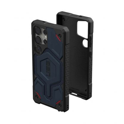 Urban Armor Gear Monarch Pro Case - удароустойчив хибриден кейс с MagSafe за Samsung Galaxy S25 Ultra (син) 15