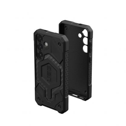 Urban Armor Gear Monarch Pro Case - удароустойчив хибриден кейс с MagSafe за Samsung Galaxy S25 (черен-карбон) 15