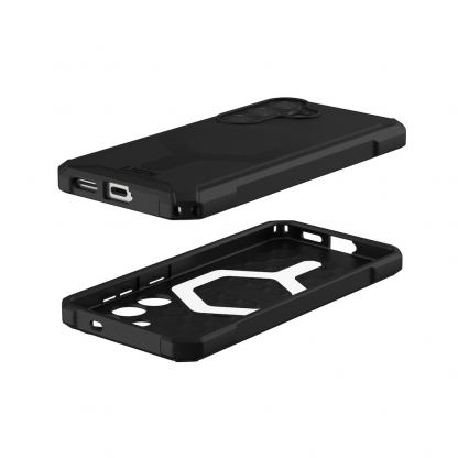 Urban Armor Gear Pathfinder Case - удароустойчив хибриден кейс за Samsung Galaxy S25 (черен) 14