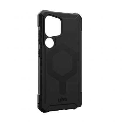 Urban Armor Gear Essential Armor MagSafe Case - удароустойчив силиконов калъф с MagSafe за Samsung Galaxy S25 Ultra (черен) 7