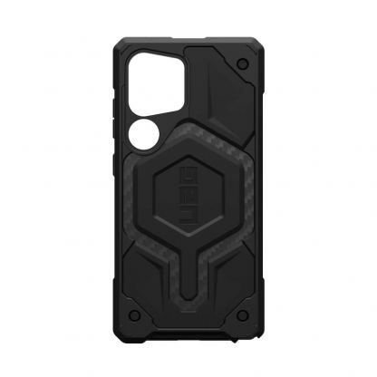 Urban Armor Gear Monarch Pro Case - удароустойчив хибриден кейс с MagSafe за Samsung Galaxy S25 Ultra (черен-карбон) 9
