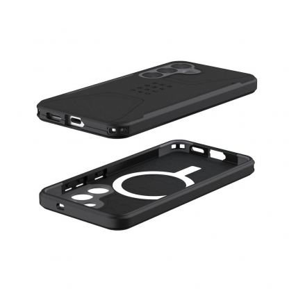 Urban Armor Gear Civilian MagSafe Case - удароустойчив хибриден кейс с MagSafe за Samsung Galaxy S25 (черен) 14