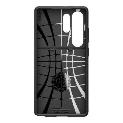 Spigen Slim Armor CS Case - хибриден кейс с отделение за кр. карти и най-висока степен на защита за Samsung Galaxy S25 Ultra (черен) 3