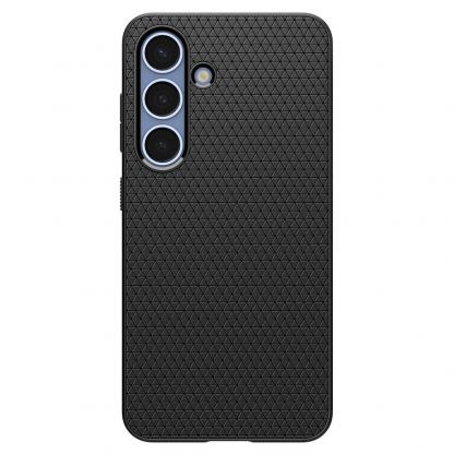 Spigen Liquid Air Case - силиконов (TPU) калъф с висока степен на защита за Samsung Galaxy S25 (черен) 2