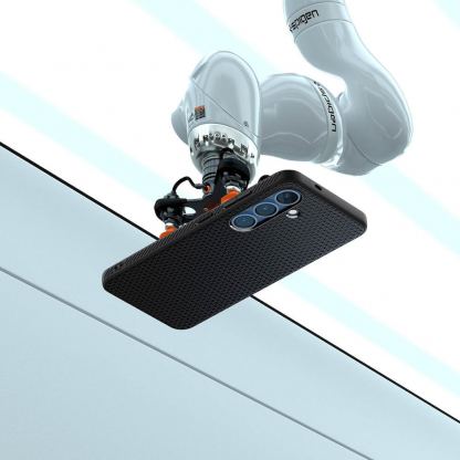 Spigen Liquid Air Case - силиконов (TPU) калъф с висока степен на защита за Samsung Galaxy S25 (черен) 10