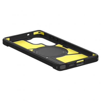 Spigen Tough Armor MagSafe Case - хибриден кейс с най-висока степен на защита с MagSafe за Samsung Galaxy S25 Ultra (черен) 8