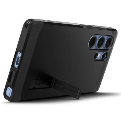 Spigen Tough Armor MagSafe Case - хибриден кейс с най-висока степен на защита с MagSafe за Samsung Galaxy S25 Ultra (черен) 13