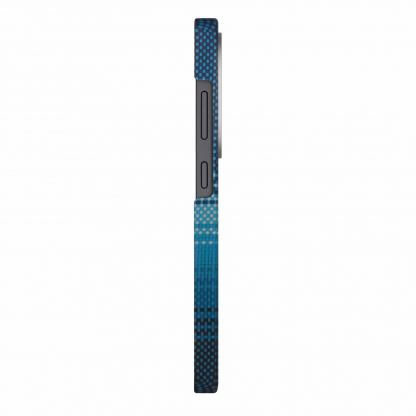 Pitaka MagEZ 6 600D Moonrise Aramid Fiber MagSafe Case - кевларен кейс с MagSafe за Samsung Galaxy S25 Ultra (син)  2