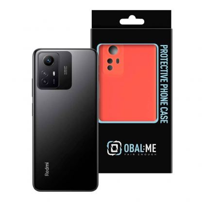 OBALME Basic Matte TPU Case - силиконов (TPU) калъф за Xiaomi Redmi Note 12S (червен)  3