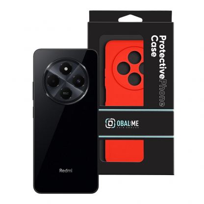 OBALME Basic Matte TPU Case - силиконов (TPU) калъф за Xiaomi Redmi 14C 4G, Poco C75 (червен)  3
