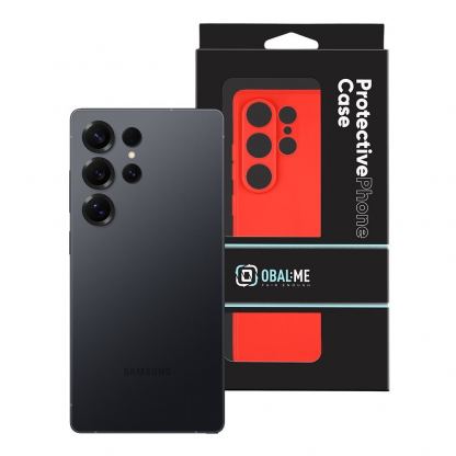 OBALME Basic Matte TPU Case - силиконов (TPU) калъф за Samsung Galaxy S25 Ultra (червен)  3