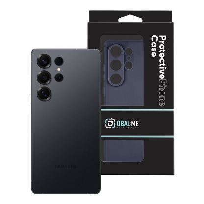 OBALME Basic Matte TPU Case - силиконов (TPU) калъф за Samsung Galaxy S25 Ultra (тъмносин)  3
