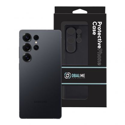 OBALME Basic Matte TPU Case - силиконов (TPU) калъф за Samsung Galaxy S25 Ultra (черен)  3