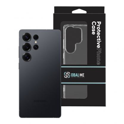 OBALME Basic Clear TPU Case - силиконов (TPU) калъф за Samsung Galaxy S25 Ultra (прозрачен)  3