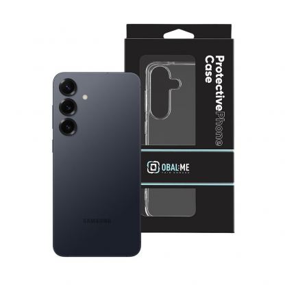 OBALME Basic Clear TPU Case - силиконов (TPU) калъф за Samsung Galaxy S25 (прозрачен)  3